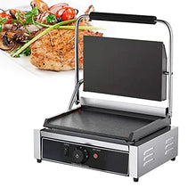 Electric Countertop Griddle Grill Stainless Steel Flat Griddle Hotplate Bbq Kitchen Grill Adjustable Temp Control Restaurant Grill for Camping Outdoor Tailgating Kitchen Home Barbecue,812