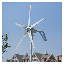 J3DFGFLR Wind Turbine Generator 12V/24V 400W Rated 400W Wind Power Generator 3/5/6Blades Wind Generator Outdoor Power Tools (Color : Adanced Controller Specification : 3 Blades)