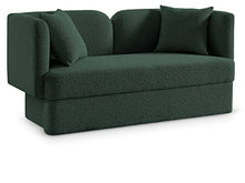 Meridian Furniture Marcel Collection Modern Loveseat Green