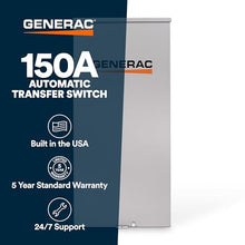Generac 150 Amp Next Gen Automatic Generator Transfer Switch, SE Rated