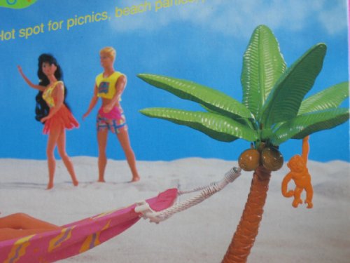 Barbie Hawaiian Fun Hammock Hideaway Playset 1990 Retro