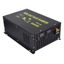 RCTCBRZVTW 5000W Pure Sine Wave Solar Inverter 12V 220V Battery Solar Panel Wind Generator Power Bank Converter 24/48VDC to 110/120/240VAC(60V,100V)