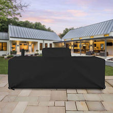 Covers & All Outdoor Kitchen Cover 18 Oz Waterproof - Customize Your Kitchen Cover with Any Dimensions - 100% Weather Resistant Outdoor Kitchen Island Cover (Black)