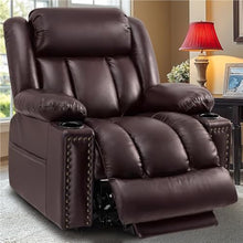 Triple Motor Power Lift Recliner with Heat Massage & Lay Flat Function