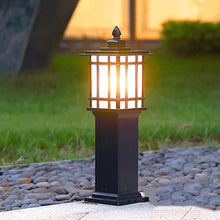 ZEELYDE Post Lights Outdoor,Waterproof Garden Lights Outdoor Lawn Lights Villa Community Landscape Lights Die-Casting Aluminum Lighting Fixtures LED Floor-Standing Night Street Lights Post Lights