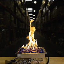 Celestial 10" Square CSA Certified Fire Pit Burner Kit, Flame Sensing, Stainless Steel, Propane, Electronic Ignition