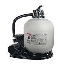 XtremepowerUS 19" Sand Filter with 1.5HP Pool Pump High Flow 4,500GPH for Above Ground Swimming Pool Media System up to 18,000 Gallons Pool High Flow