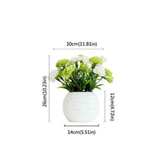 European-Style Simulation Carnation Silk Flower Small Bonsai Simulation FlowerPlastic Small Simulation Flower House Plant (Color : B) (D)