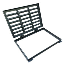 CYHTYM Ductile Iron Gully Grid Drain Cover and Frame Heavy-Duty Drainage Grates Outdoor, Suitable for Gardens, Garages, and Courtyards(75x45x3cm/29.5x17.7x1.2in)