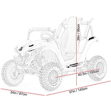 MotoTec Raider Kids UTV 48v 1200w Full Suspension Large Green