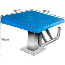 TREEYX Pool Diving Platform, Diving Board with Stainless Steel Base, Heavy Duty Pool Diving Board, Standards Inclined Countertop Diving Boards (50 * 50 * 45cm)