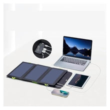 COMOAEW Portable Solar Panel, 2Pcs Flexible Foldable Solar Panel Solar Battery Charr 21W Solar Phone Charr for Travel,for Outdoor Camping Rv Trip