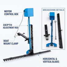 Underwater Electric Weed Cutter-48V30Ah Li-Ion Battery1.5m Manganese Cutter