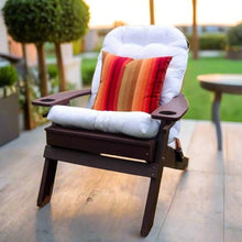 RSH DECOR Sunbrella Set of 2 Tufted Adirondack Chair Cushions | 42.5” x 21” | Performance Fabric | Water & Fade-Resistant | Outdoor Cushion for Patio Furniture | Made in USA | Canvas Jockey Red