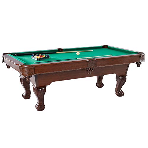 Barrington Billiards Pool Table Set Green/Dark Wood Grain