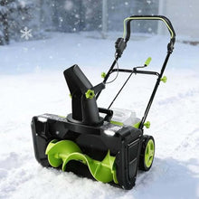 CUTANGELAR 3500W Cordless Snow Blower, 40V Electric Snow Shovel, Clears A 20-inch Wide Path with 25-Foot Throwing Distance. Includes Dual LED Headlights and Batteries, for Residential Driveways.