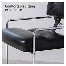 OUTIFUOSSR Modern Dining Chairs Leather Luxury Chair Living Room Office Conference Armchair Soft Stool Interior Home Furniture(Black)