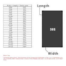 FANLIKIKI HDPE Pond Liner Skins,30S Underlay Sealing Film Garden Tarpaulin Membrane Swimming for Fish Ponds Fountains Water Waterfall(10 * 10m)