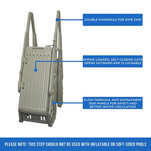 Blue Wave Neptune A-Frame Entry System for Above Ground Pool Taupe