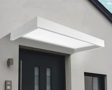 Palram - Canopia Sophia 2150 7' x 3' Door/Window Awning, White/Mist