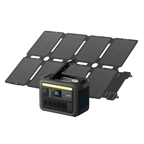Anker SOLIX C800X Portable Power Station and 100W Solar Panel, 768Wh