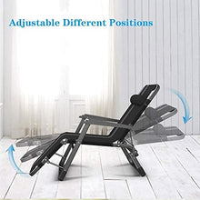 Folding lounge chair Heavy Duty Garden Furniture Sets Sun Lounger，Camping Garden Chairs Folding Sun Lounge Chair Recliner Chair for Garden, Balcony, Deck