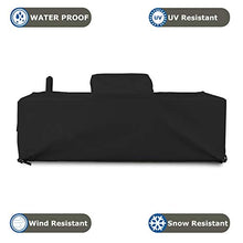 Covers & All Outdoor Kitchen Cover 18 Oz Waterproof - Customize Your Kitchen Cover with Any Dimensions - 100% Weather Resistant Outdoor Kitchen Island Cover (Black)