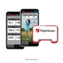 Certified Brands FlightScope Mevo Portable Golf Launch Monitor and Rangefinder White with Red Trim