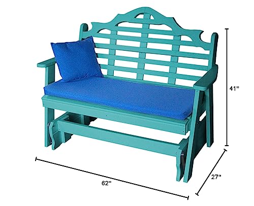 A&L Furniture Company Marlboro Recycled Plastic 5ft Glider Chair - Lead TIME to Ship 4 Weeks