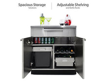 NewAge Products Classic Series 4PC Stainless Steel Modular Outdoor Kitchen Set - 24" D x 112" W x 35.5" H