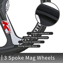 EUROBIKE Road Bike 700C Wheels 21 Speed Dual Disc Brake Bicycle 54cm Frame Black Red