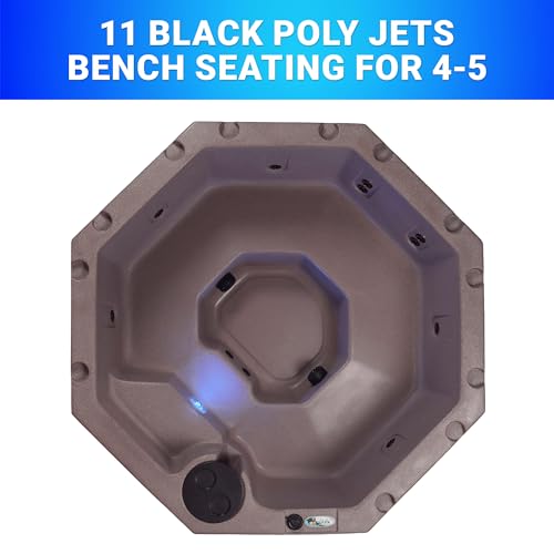 Essential Hot Tubs Integrity Spa 11-Jet 2023 4-5 Person Bench Seating Millstone