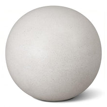 Emissary Terrazzo Gazing Ball 24 in. Matte White Outdoor Garden Sphere