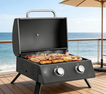 Portable Propane Gas Grill - 18000 BTU Outdoor BBQ for Camping, Travel & Family Cookouts - Compact, Lightweight, Perfect for Picnics & Patio Use