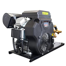 Canpump Belt Drive High Flow Pressure Washer 2200 PSI, 13.2 GPM – Triplex Power Washer Pump, 22 HP Loncin Engine – Electric Start, Industrial Grade, Fully Serviceable w/ External Unloader