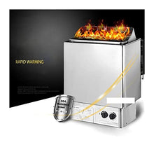 ROROLL Sauna Steam Generator, SCA Stainless Steel Sauna Heater Electric Sauna Stove with Internal Controller 3KW/4.5KW/6KW/8KW/9KW Household Commercial Sauna Room Equipment for Home Spa Sauna(3KW)