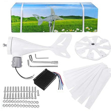 HYZHANHONG 1000W 48V Wind Turbine Generator Kit, 8-Blade Windmill with MPPT Controller & Brake Switch, Perfect for Supplementing Solar Panels,220V