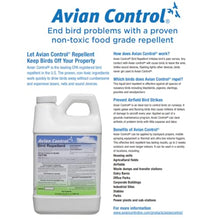 Avian Migrate, Goose Deterrent, Bird Repellent Concentrate, Geese Repellent, Non-Toxic, Removes Geese from Yards, Parks, Beaches, Ponds and Ground, Made in The USA (2.5 Gallon)