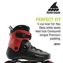 Rollerblade Twister 110 Unisex Urban Fitness Inline Skates Black/Red
