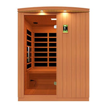 DYNAMIC SAUNAS Madrid Elite 3-Person Infrared Sauna with Bluetooth and LED Control Panel