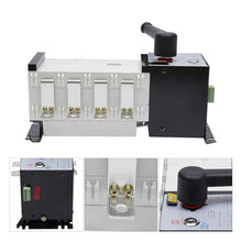 4P 250A 6000V Power Automatic Transfer Switch, Dual Power Generator Changeover Switch 50/60Hz Dual Power