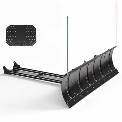 VEVOR Snow Plow Kit 43 in/60 in Width Adjustable Universal Plow Attachment