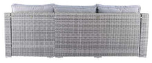 Elle Decor Vallauris Patio Outdoor Furniture Collection, Premium All Weather Wicker, Storage Sectional, Gray