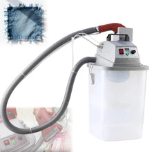 HiJiuAn 30L Automatic Fabric Thread Trimming Machine, 450W Smart Single-Head Brushless Thread Trimmer, Speed 28000/min, with Storage Bucket, Real-time Temp/Speed Display, for Garment Factory