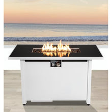 Outdoor Fire Pit Table with Steel Construction and Lid for Patio Use