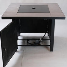 50000 BTU CSA Certified Square Gas Fire Pit Table for Outdoor Patio – 32" Propane Fireplace with Lava Rocks & Stainless Steel Burner