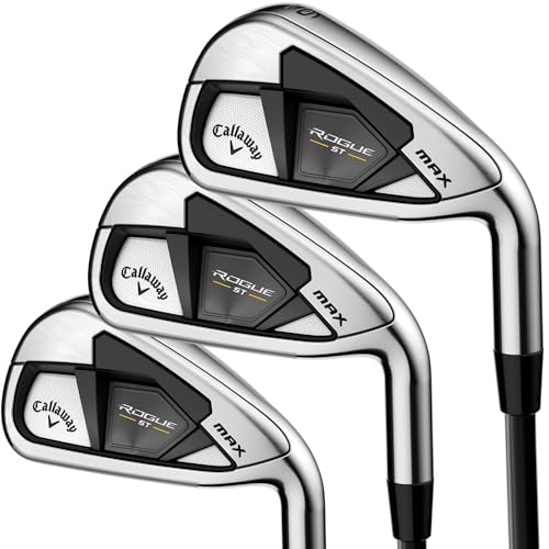 Callaway Golf 2024 Rogue ST Max Iron Set Left Steel Regular Black
