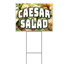 TampaPrinting Caesar Salad Yard Sign 18" x 24" with Metal Stake