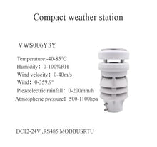 Aoleaby Wind Sensor, 4-20mA Outdoor Meteorological Instrument Hygrometer Weather Sensors(VWS006Y3Y)