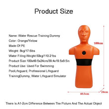 Pool/Beach and River Simulation Dummy,Water Dummy Drowning Prevention,for Water Practice,Easy to Drag(Color1)